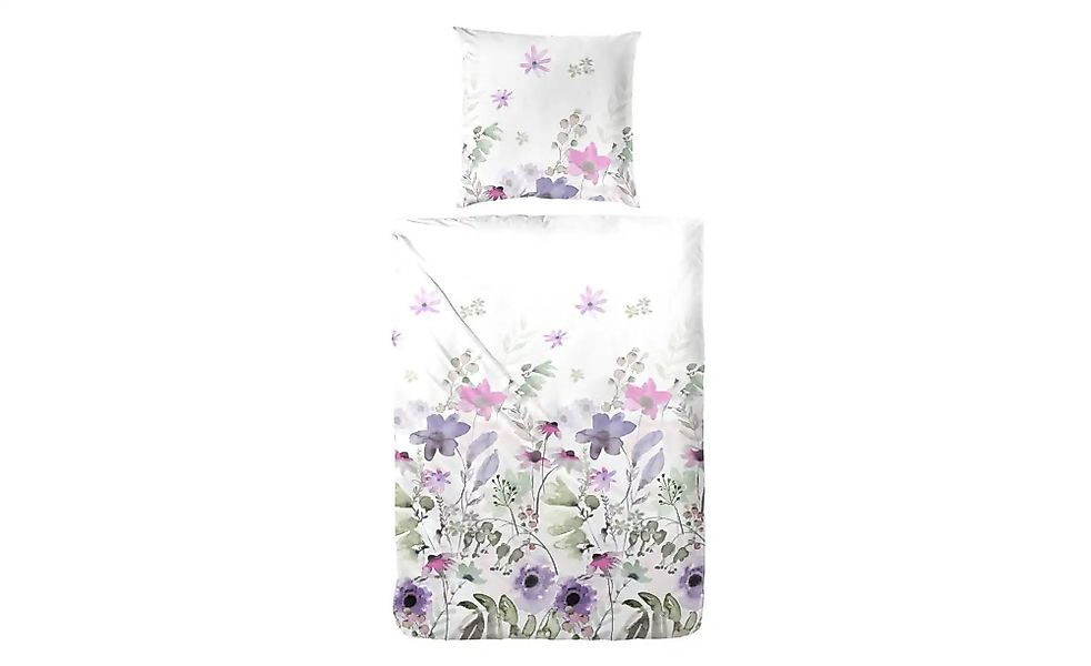Primera Bettwäsche "Mako-Satin-Bettwäsche Alpine Garden" 2 Stk. mit kunstvo günstig online kaufen