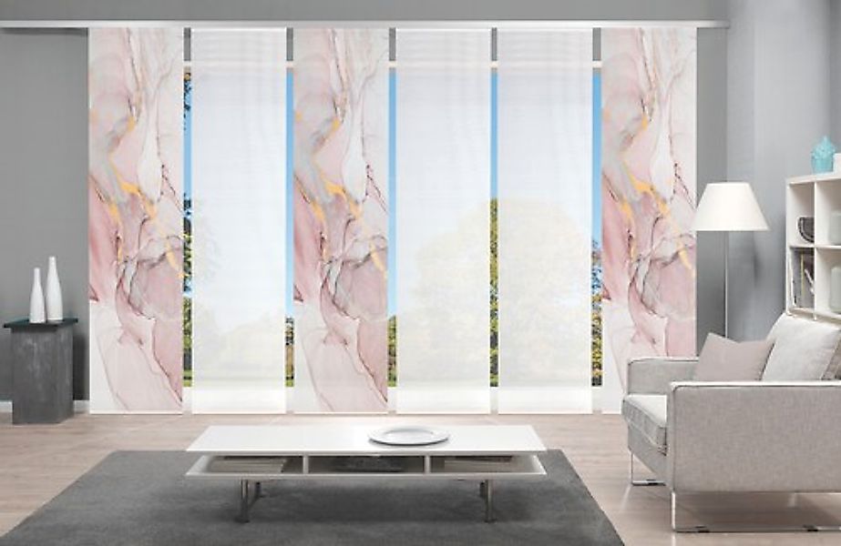 Vision S Schiebegardine »MARMOSA 6er SET« Paneelwagen 6 Stk. tlg. Bambus-Op günstig online kaufen