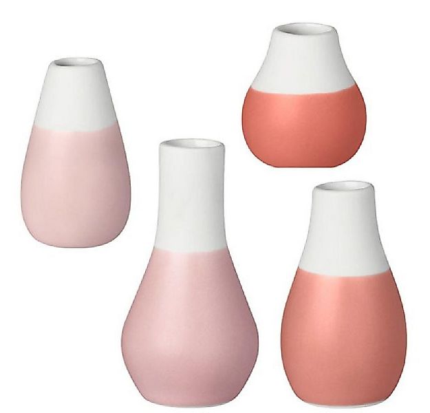Räder Dekovase Design Minivasen Zuhause Vasen Rot (4-teilig) günstig online kaufen