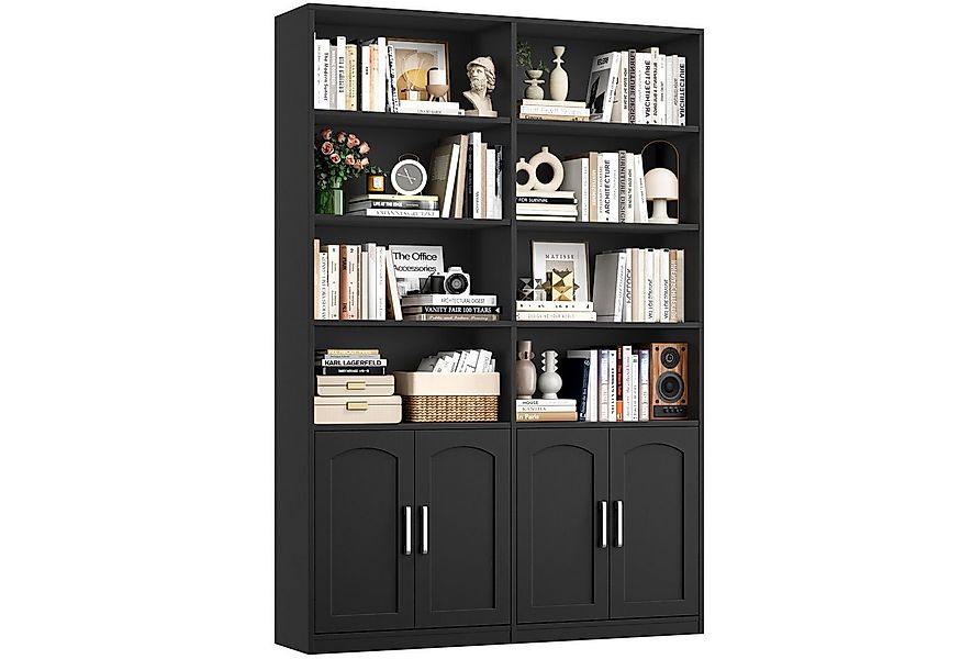 Homfa Bücherregal Standregal Büroregal Bücherschrank, mit 8 offenen Fächern günstig online kaufen