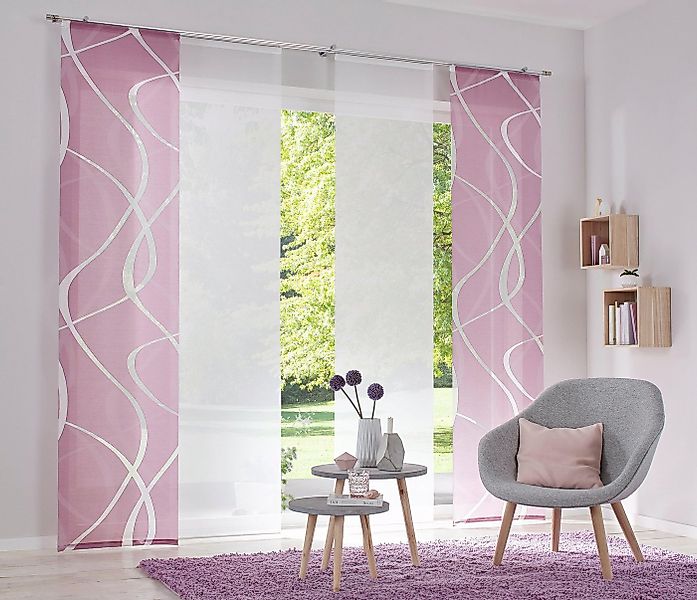 Neutex for you! Schiebegardine Rumbek (1 St), Klettband, halbtransparent, S günstig online kaufen