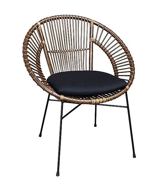 WOLF MÖBEL Esszimmerstuhl BALI Rattan Stuhl Zora stapelbar inkl. Kissen sch günstig online kaufen
