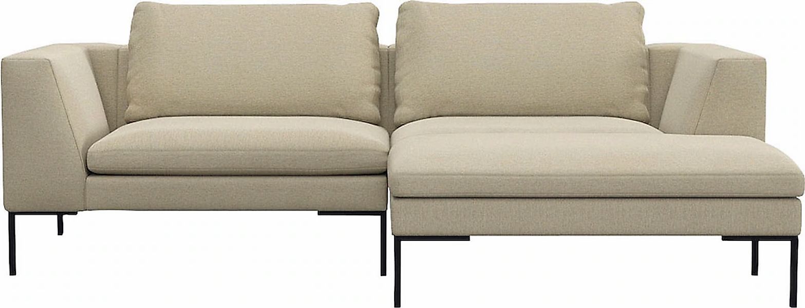 FLEXLUX Ecksofa "Loano, superbequemer Sitzkomfort durch Kaltschaum im Sitz, günstig online kaufen