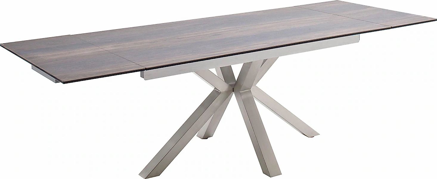 MCA furniture Esstisch »Nagano«, Esstisch Glas-Keramik mit Stirnauszug günstig online kaufen