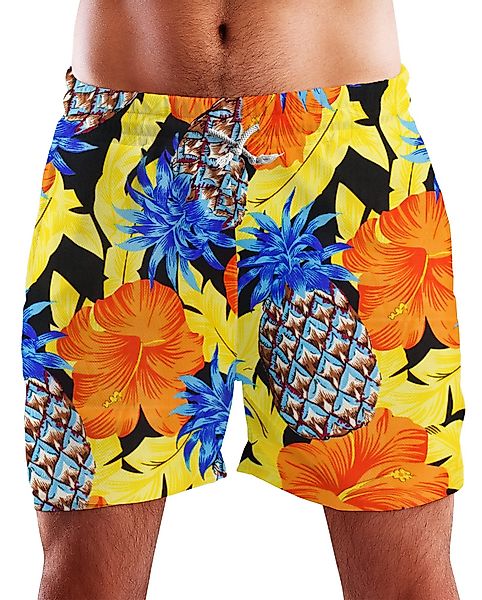 King Kameha Badeshorts Pineapple Hibiscus Hawaii günstig online kaufen
