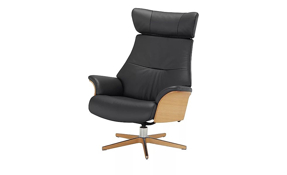 Drehsessel - schwarz - 80 cm - 106 cm - 78 cm - Polstermöbel > Sessel > Led günstig online kaufen