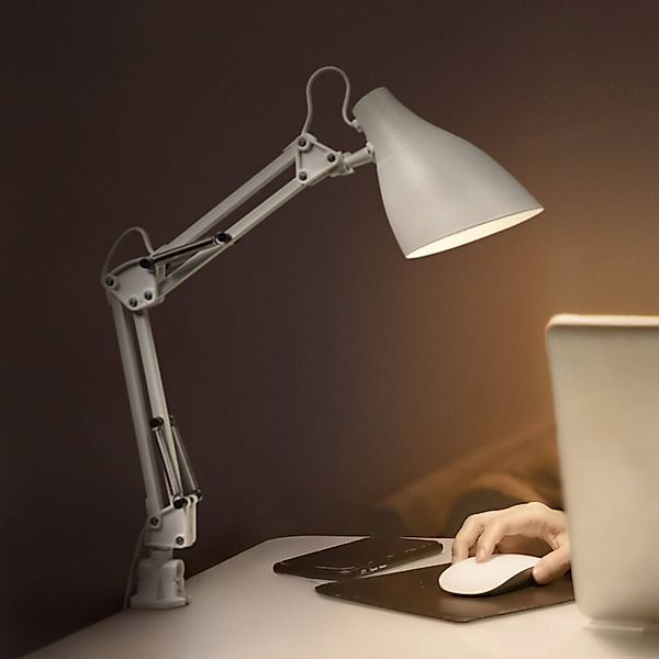 OSRAM Klemmleuchte Office Line Desk Pear Clip, weiß, E27 günstig online kaufen