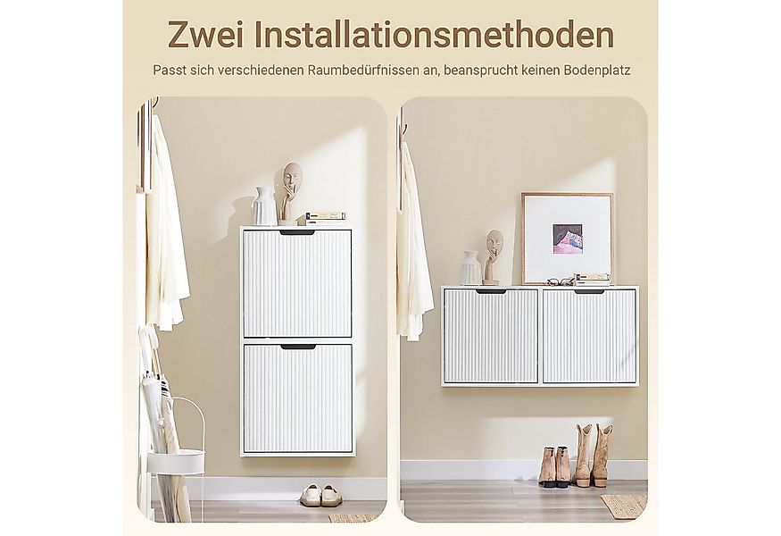 SoBuy Schuhkipper FSR204, Schuhschrank schmal, Schuhregal Schuhablage, Schu günstig online kaufen