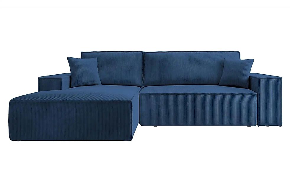 Selsey Ecksofa mit Schlaffunktion Farese ¦ blau ¦ Maße (cm): B: 267 H: 85 P günstig online kaufen