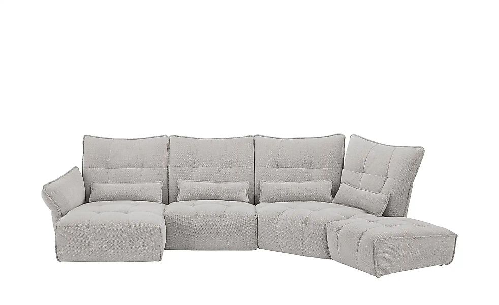 Wohnlandschaft  Jeaneva ¦ grau ¦ Maße (cm): B: 384 H: 101 T: 197.0 Polsterm günstig online kaufen