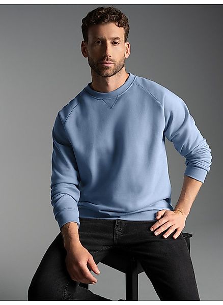 Trigema Sweatshirt TRIGEMA Sweatshirt mit angerauter günstig online kaufen