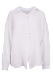 Seasons of April Hemdbluse Oversized Musselinbluse günstig online kaufen