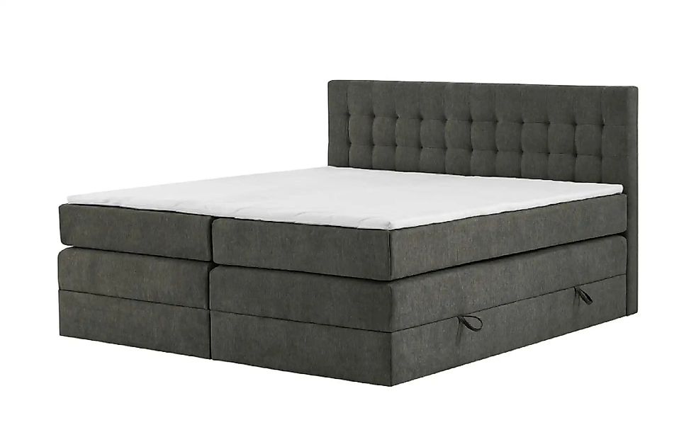 Boxspringbett mit Bettkasten Barcelona ¦ grau ¦ Maße (cm): B: 140 H: 110 Be günstig online kaufen