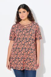 Ulla Popken T-Shirt T-Shirt Zierbänder V-Ausschnitt günstig online kaufen