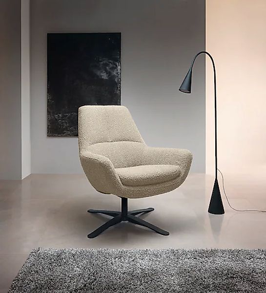 BETYPE Drehsessel »Be Organic Standard Back, Loungesessel«, in elegantem De günstig online kaufen