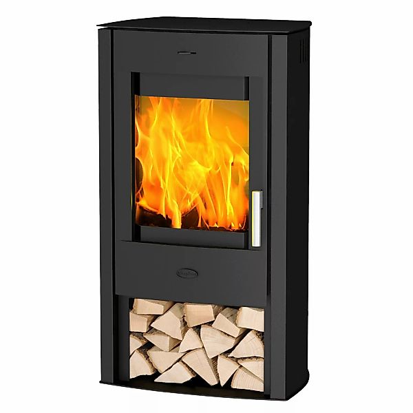Fireplace Tuvalu Kaminofen Stahl Schwarz 6 kW günstig online kaufen