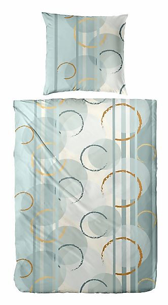 Primera Bettwäsche "Biber-Bettwäsche Circular" 2 Stk. tlg. mit abstrakten K günstig online kaufen