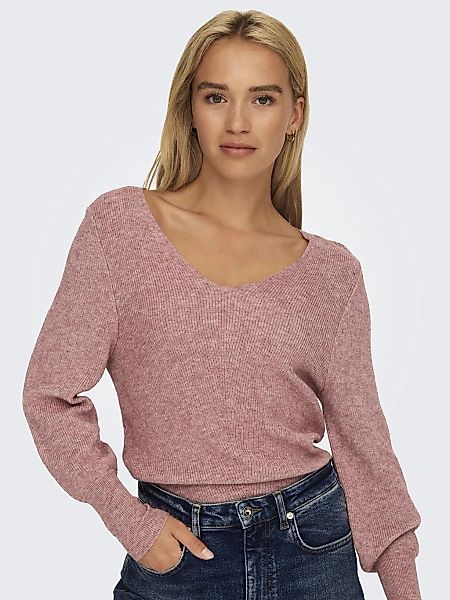ONLY V-Ausschnitt-Pullover ONLATIA L/S V-NECK CUFF KNT günstig online kaufen