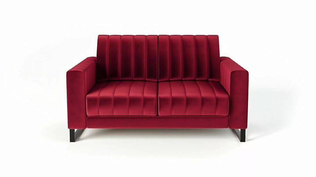 Siblo 2-Sitzer Zweisitziges Elegantes Sofa Mono 2 auf schwarzen Beinen - Zw günstig online kaufen