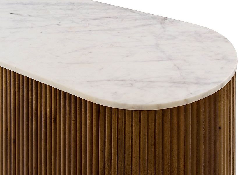 Massivmoebel24 Sideboard BARCELONA (Massivholz), Mango 200x40x76 braun lack günstig online kaufen