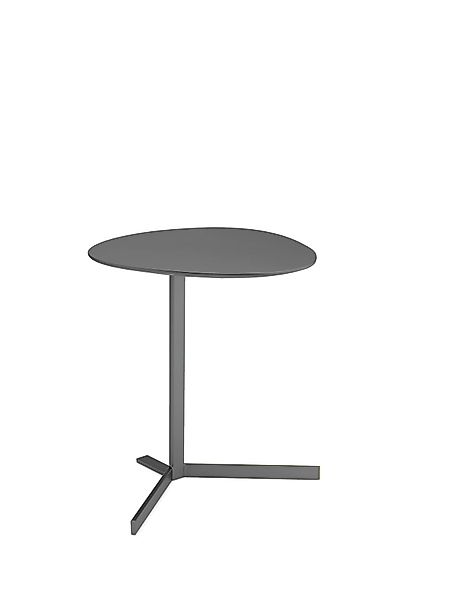 Birdy Kiesel Beistelltisch oval staubgrau H: 45cm günstig online kaufen