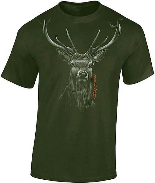 Baddery Print-Shirt Jäger T-Shirt: "Hunting Passion" günstig online kaufen