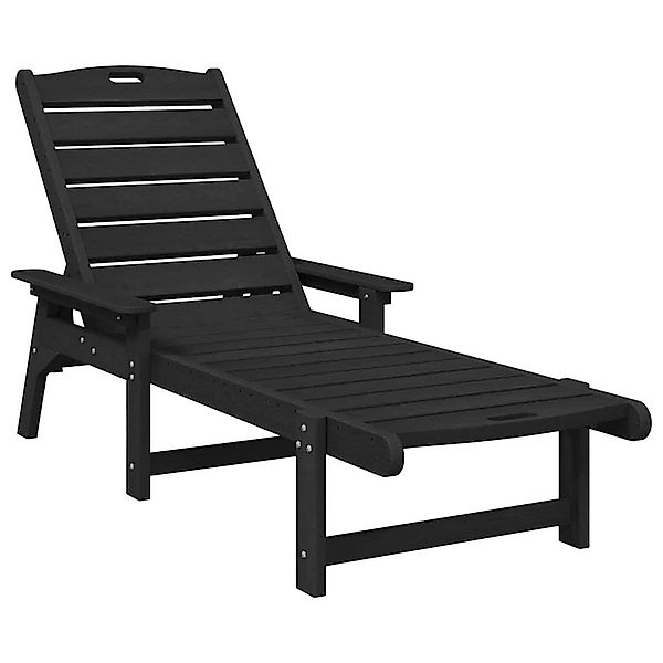 vidaXL Gartenstuhl Sonnenliege Schwarz 73,5 x günstig online kaufen