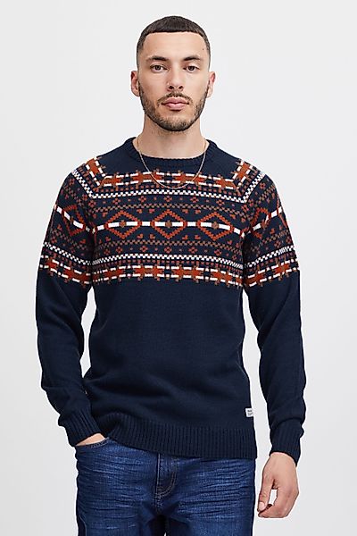 Blend Strickpullover BHNilas Weihnachtlicher Grobstrickpullover günstig online kaufen