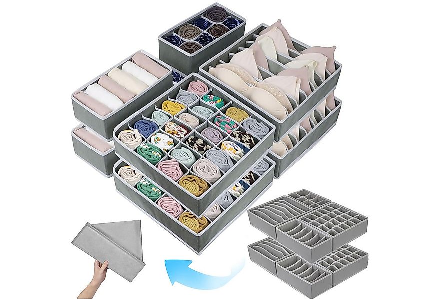 Keyura Aufbewahrungsbox Aufbewahrungsboxen für Unterwäsche, 8 Stück Ordnung günstig online kaufen