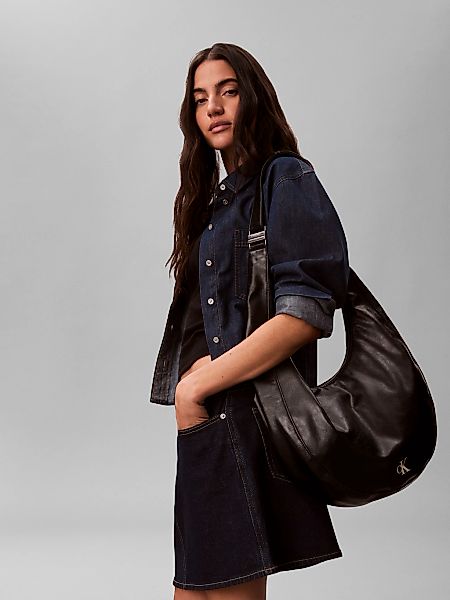 Calvin Klein Hobo "BUCKLE CONVERTIBLE HOBO BAG" Schultertasche, Umhängetasc günstig online kaufen