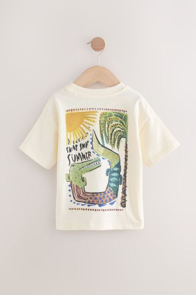 Next T-Shirt T-Shirt mit Rückenmotiv aus günstig online kaufen