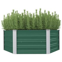 vidaXL Hochbeet Hochbeet 129x129x46 cm Verzinkter günstig online kaufen