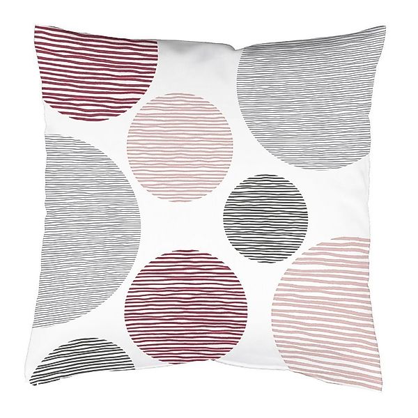 Home Basics Gardine Kissenhülle BORDEN samt, günstig online kaufen