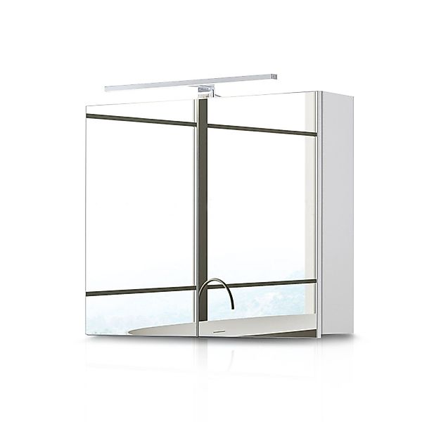 Ofcasa Badezimmerspiegelschrank 70x16x60cm Spiegelschrank (1er Set) günstig online kaufen