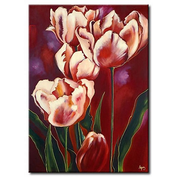 Wandbild Romantische Tulpen  XXL günstig online kaufen