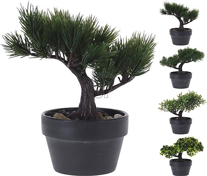 BONSAI BAUM Kunstpflanze ca. 20 cm 1 Stück 4 Sorten unsortiert Polypropylee günstig online kaufen