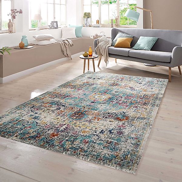 TeppichHome24 Teppich Teppich Vintage bunt, rechteckig günstig online kaufen