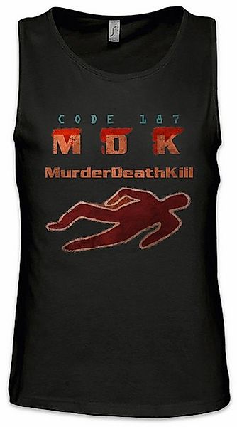 Urban Backwoods Tanktop Code 187 Ärmelloses T-Shirt Demolition MDK Police C günstig online kaufen