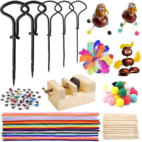 LuxusKollektion Dekohänger Kastanienbohrer Set Kinder DIY günstig online kaufen