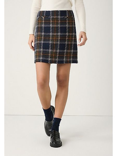 MORE&MORE Bleistiftrock Kurzer Karorock, schmal günstig online kaufen