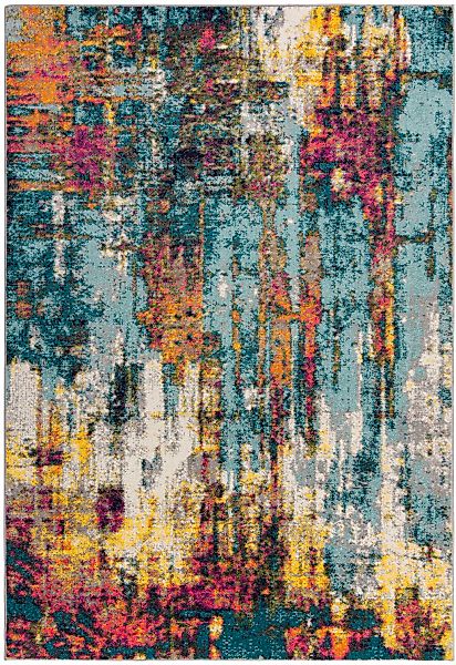 FLAIR RUGS Teppich "Abstraction" rechteckig 10 mm Höhe Moderner Multi-Teppi günstig online kaufen