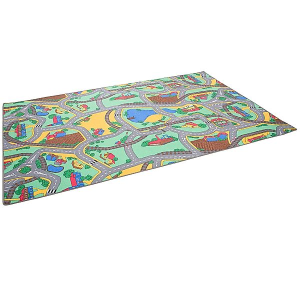 Snapstyle Kinder Straßenteppich Bunt 80x200cm günstig online kaufen