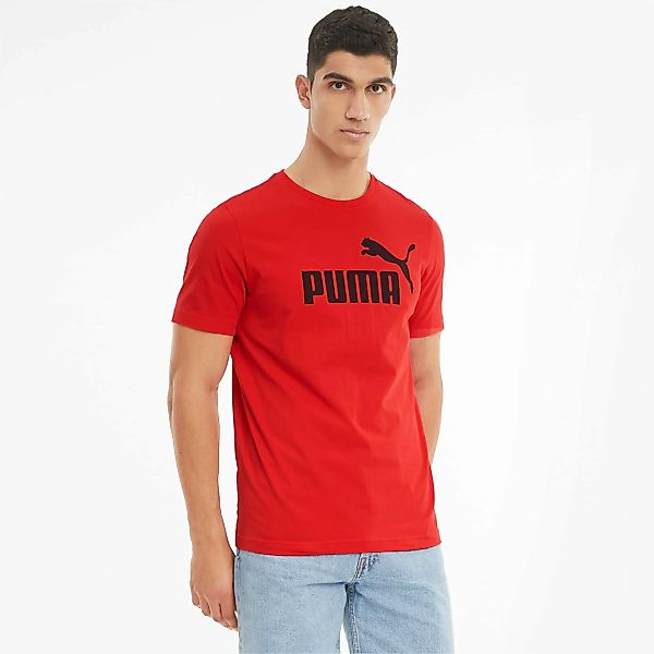 PUMA Essentials Logo Herren T-Shirt | Mit Aucun | Rot | Größe: XS günstig online kaufen