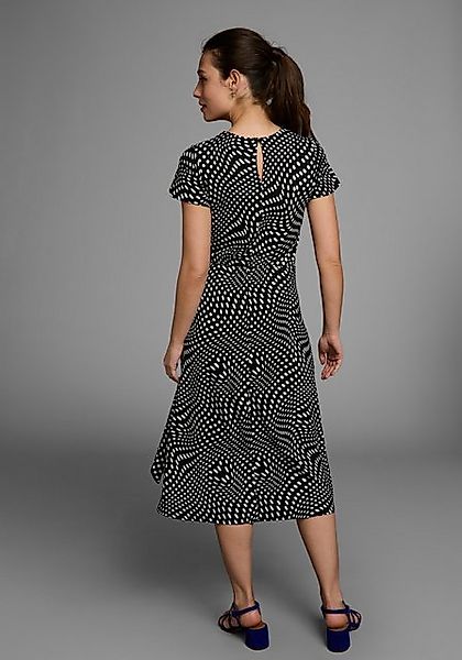 HECHTER PARIS Druckkleid mit Wickeldetail und Midiform günstig online kaufen