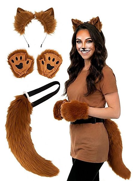 Metamorph Kostüm Fuchs - Tierkostüm Katze Karneval Faschingskostüm, Einfach günstig online kaufen