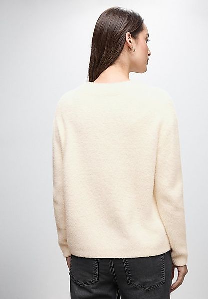 STREET ONE Rundhalspullover in softer Federgarn-Qualität günstig online kaufen