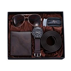 MODFU Geldbörse Gentleman-Set Herren Geschenkset Gürtel günstig online kaufen