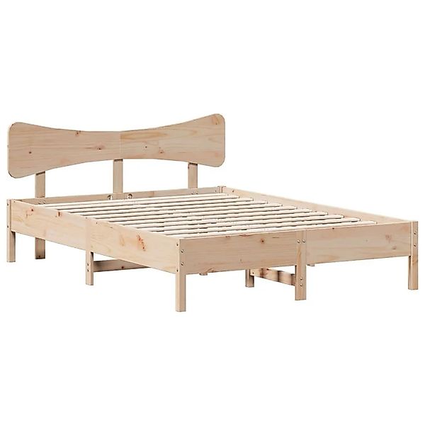 vidaXL Massivholzbett ohne Matratze 150x200 cm Kiefernholz 3328229 günstig online kaufen