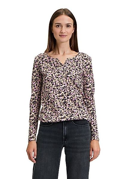 Betty&Co Kurzarmshirt Betty & Co Casual-Shirt mit Gummizug (1-tlg) Druck günstig online kaufen