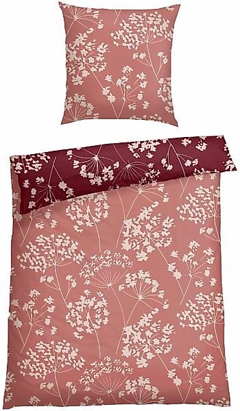 Schiesser Wendebettwäsche "Alyssa aus weicher Baumwolle mit feinen Blüten b günstig online kaufen